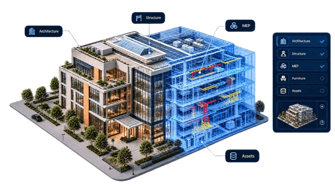 IFC مخصص وopenBIM